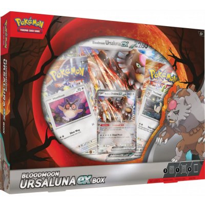 Pokémon TCG Scarlet & Violet ex Box Bloodmoon Ursaluna – Zboží Dáma