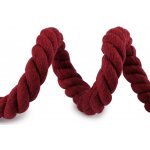 Bavlněná šňůra kroucená Ø20 mm macrame Varianta: 6 červená tmavá, Balení: 1 m – Zbozi.Blesk.cz