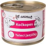 All Animals Kočkopes Telecí jazýčky 200 g – Sleviste.cz