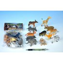  Mikro Trading Zvířátka safari/ZOO mláďata plast 6,5-9 cm 12 ks