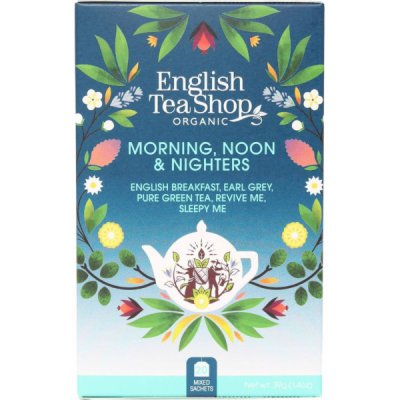 English Tea Shop Čaj ráno poledne a večery 5 příchutí 20 sáčků – Hledejceny.cz