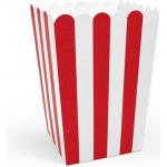 PartyDeco KRABIČKY na popcorn pruhované červenobílé – Hledejceny.cz