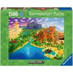 Ravensburger Minecraft Svět Minecraftu 1500 dílků – Zboží Dáma