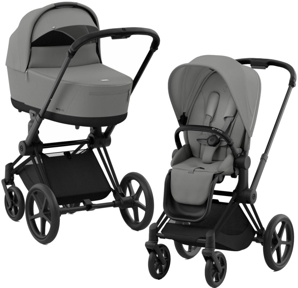 CYBEX Rám Priam 4.0 + Seat Pack + Lux Carry Cot 2024 Mirage Grey