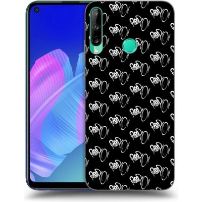 Pouzdro Picasee silikonové Huawei P40 Lite E - Separ - White On Black černé – Zboží Mobilmania