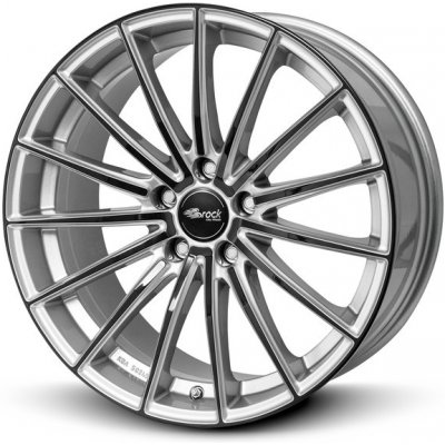 Brock B36 8x18 5x120 ET35 crystal silver polished – Hledejceny.cz