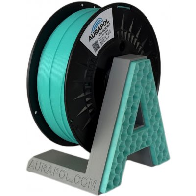 AURAPOL PLA 3D Filament Mint breeze částečně transparentní 1 kg 1,75 mm – Zboží Živě