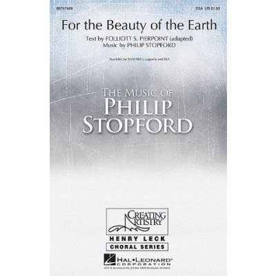 Philip Stopford For The Beauty Of The Earth SSA/Piano noty na sborový zpěv klavír SADA 5 ks – Zbozi.Blesk.cz