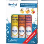 Revital Vit.C+Multivitamin+Hořčík eff. 3x 20 tablet – Hledejceny.cz