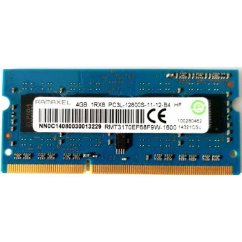 RAMAXEL 4GB DDR3 SODIMM 1600MHz RMT3170EB68F9W