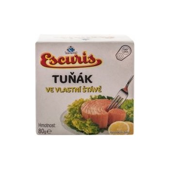 Escuris Tuňák ve vlastní šťávě 80 g