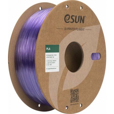 eSUN PLA-Clear Translucent Light Purple 1,75 mm 1000 g – Zboží Živě