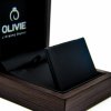 Dárková krabička OLIVIE Prémiová dřevěná krabička na náušnice 7444