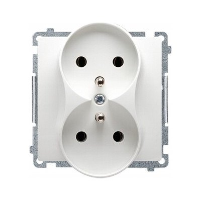 Simon BASIC bílá BMGZ2M – Zboží Mobilmania