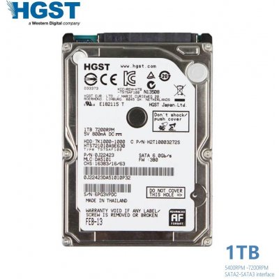 Hitachi Travelstar Z5K500 500GB, HTS545050A7E680 – Zboží Živě