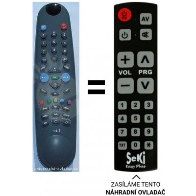 Dálkový ovladač Senior Sencor STV1401 STV2101 STV2801 – Hledejceny.cz