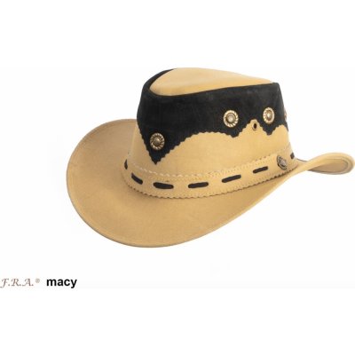 Klobouk westernový Macy F.R.A. beige/black – Zbozi.Blesk.cz