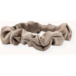 Hedvábná gumička tmavě béžová velikost M – Zboží Dáma