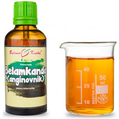Bylinné kapky Pavlovy bylinné kapky Belamkanda angínovník tinktura 50 ml – Hledejceny.cz