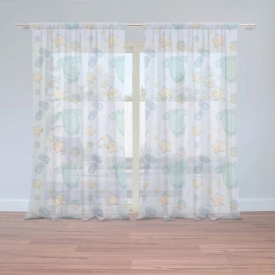 Záclony Dětské oblečky: 2 ks - 150x250 cm - Sablio – Hledejceny.cz