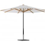Royal Botania Slunečník Shady, 350x350 cm, rám broušená ocel, žebra teak, potah venkovní látka kat. A – Hledejceny.cz