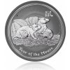 The Perth Mint Australia Stříbrná mince Australská Lunární Série II. 2008 Myš 1 oz