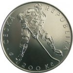 Česká mincovna 100. výročí založení Českého svazu ledního hokeje 200 Kč 2008 stříbrná mince Proof 13 g – Zboží Dáma