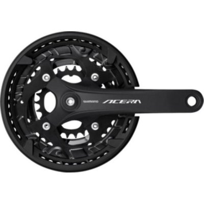 SHIMANO - Kliky FC-T3010 Acera 3x9 175mm 44x32x22z černé + kryt