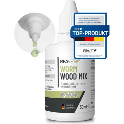 Reavet Tekutý pelyňkový mix s bylinkami pro psy a kočky 50 ml – Hledejceny.cz