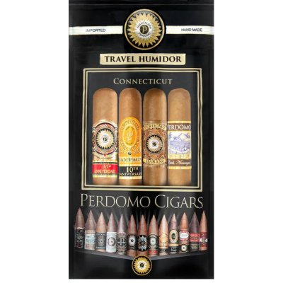 Perdomo Humidified Travel Bag Connecticut 4 ks