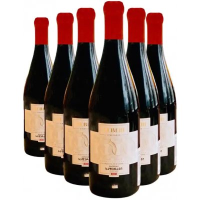 Beberi - Premium Saperavi červené suché víno 13% 6 x 0,75 l (holá láhev) – Hledejceny.cz