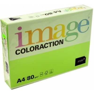 Kancelářský papír Image Coloraction A4 80g/m2 středně zelená 500 archů – Zboží Mobilmania