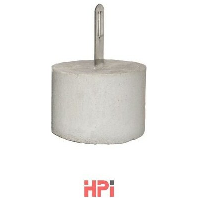 HPI Podpěra pro vedení pro ploché střechy - BETONOVÁ/NEREZ – Hledejceny.cz