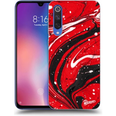 Pouzdro Picasee silikonové Xiaomi Mi 9 SE - Red black černé – Zbozi.Blesk.cz