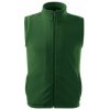 Pánská vesta fleecová vesta Rimeck Next 518 lahvově zelená