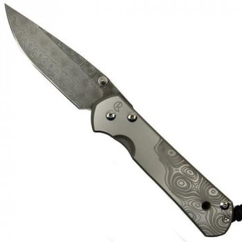 Chris Reeve Large Sebenza 21 CGG Stainless Damascus Raindrop