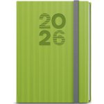 Oskar Vigo A5 Týdenní 2026 zelená – Zboží Mobilmania