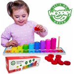 Montessori Puzzle Učíme se počítat a barvy 56 ks – Sleviste.cz