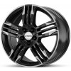 Alu kolo, lité kolo Ronal R58 8x20 5x108 ET50 black polished rim