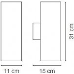 Ideal Lux GUN AP2 BIG NERO 92317 – Hledejceny.cz