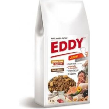 Eddy Junior Large Breed polštářky s jehněčím 8 kg