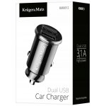 Kruger & Matz duální USB 3100 mA nabíječka do auta | Zboží Auto