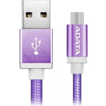 ADATA AMUCAL-100CMK-CPU Micro USB, 1m, fialový