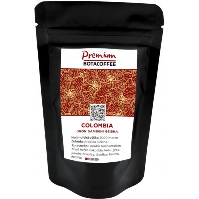 BotaCoffee Colombia Jhon Samboni Geisha zrnková 70 g – Hledejceny.cz