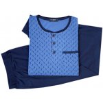 C lemon NN11 pánská noční košile s dlouhým rukávem sv.modrá – Zboží Mobilmania