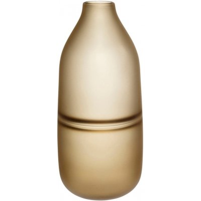 Hübsch Frosted váza průhledná/hnědá – Hledejceny.cz