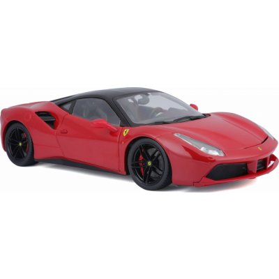 Bburago Sign. Ferrari 488 GTB červená 1:18 – Zboží Mobilmania