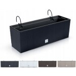 Prosperplast Truhlík RATO CASE W s háky a vkladem antracit 39,5 x 18,5 x 19,5cm – Zboží Mobilmania