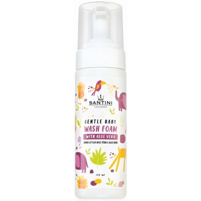 SANTINI Jemná dětská mycí pěna s aloe vera 150 ml – Zboží Dáma
