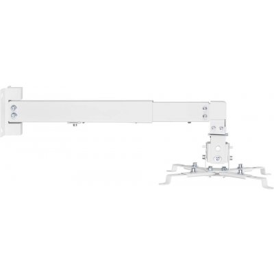 SpeaKa Professional SP-PWM-101 držák projektoru na zeď otočný Vzdálenost od stěny (max.): 600 mm bílá